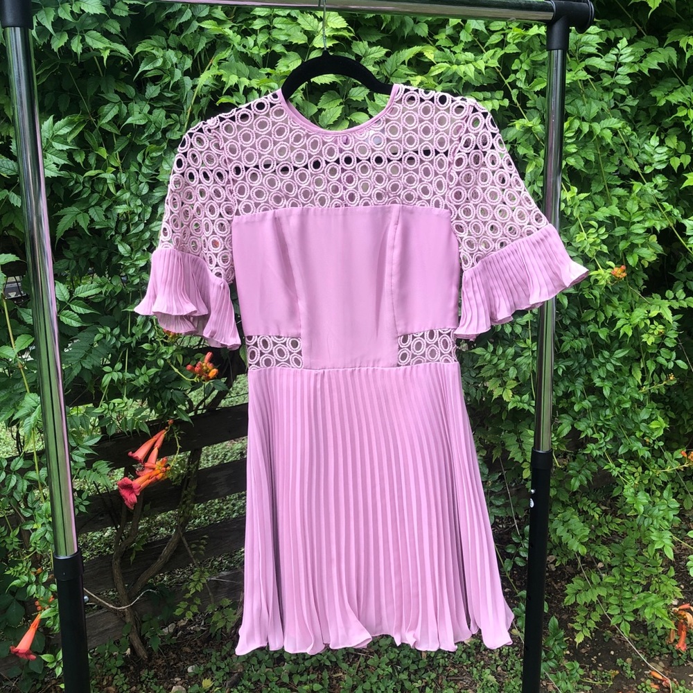 ASOS Pink Dress with modern cut out design